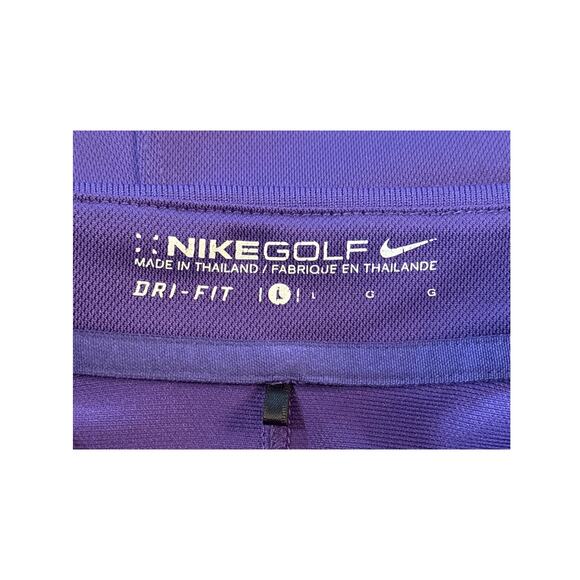 Nike Golf Dri-Fit Women’s L Sleeveless Polo Lot of 2 Teal & Purple - Picture 3 of 6